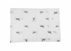 Gergedanlı Beyaz Nevresim Takımı