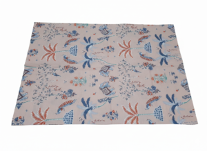 Palmiyeli Krem ve Yeşil Nevresim Takımı