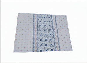 Mavi Desenli Pamuk Nevresim Takımı