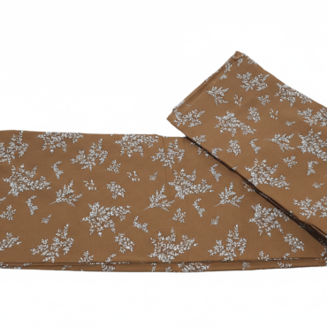 Bitkili Turuncu Nevresim Takımı