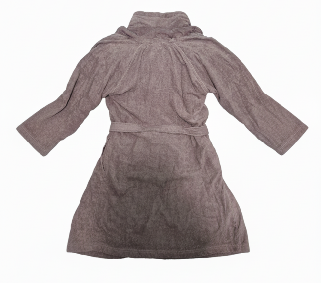 Gül Kurusu Pamuk ve Bambu Karışımı Bornoz