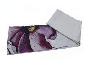 Mor Çiçekli Nevresim Takımı