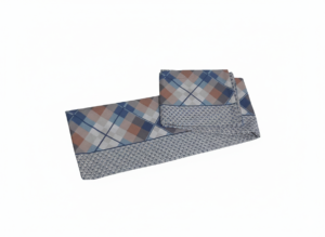 Baklava Lacivert Bej Nevresim Takımı