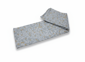 Yapraklı Açık Mavi Nevresim Takımı